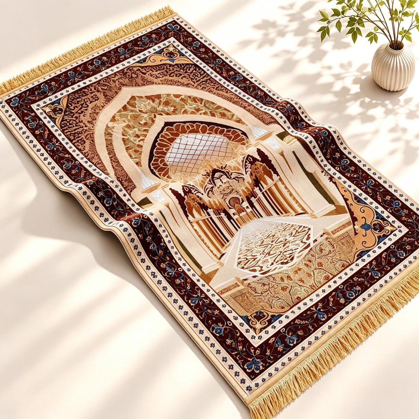 Memory Foam Prayer Mat with Knee Support