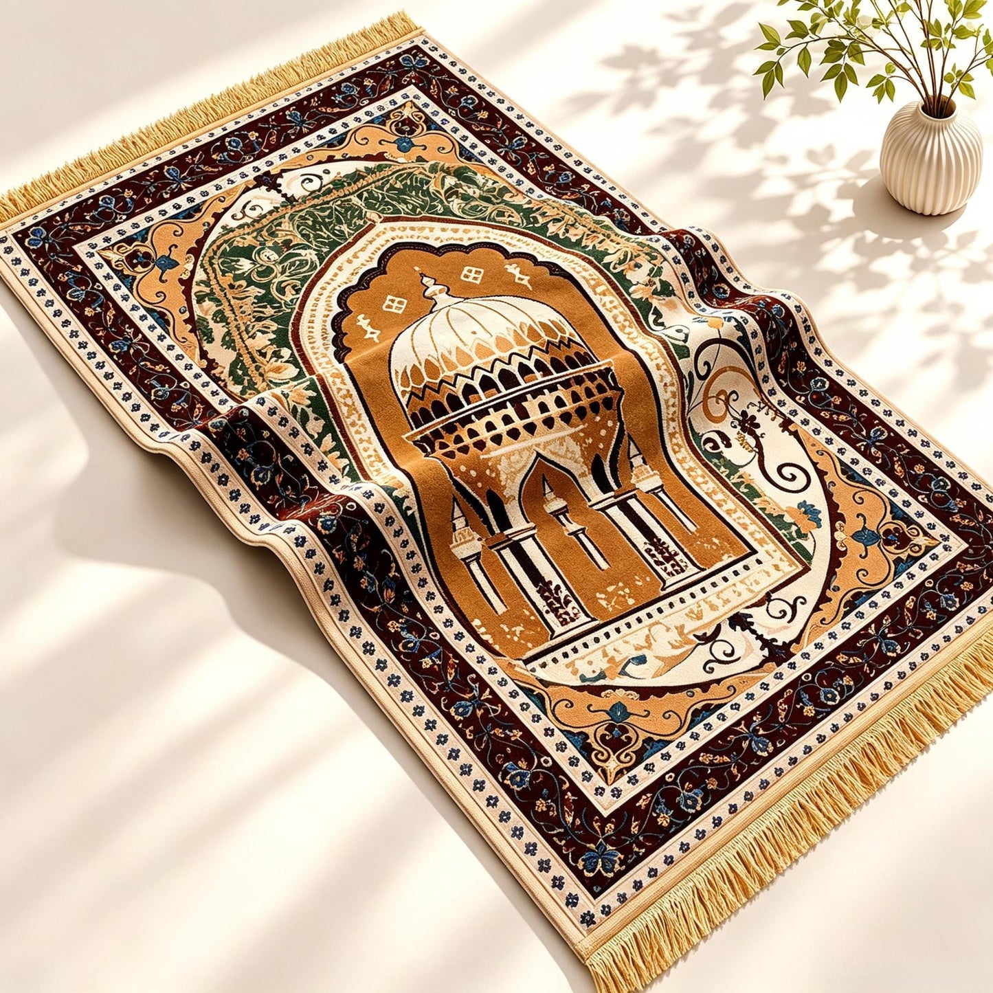 Memory Foam Prayer Mat with Knee Support