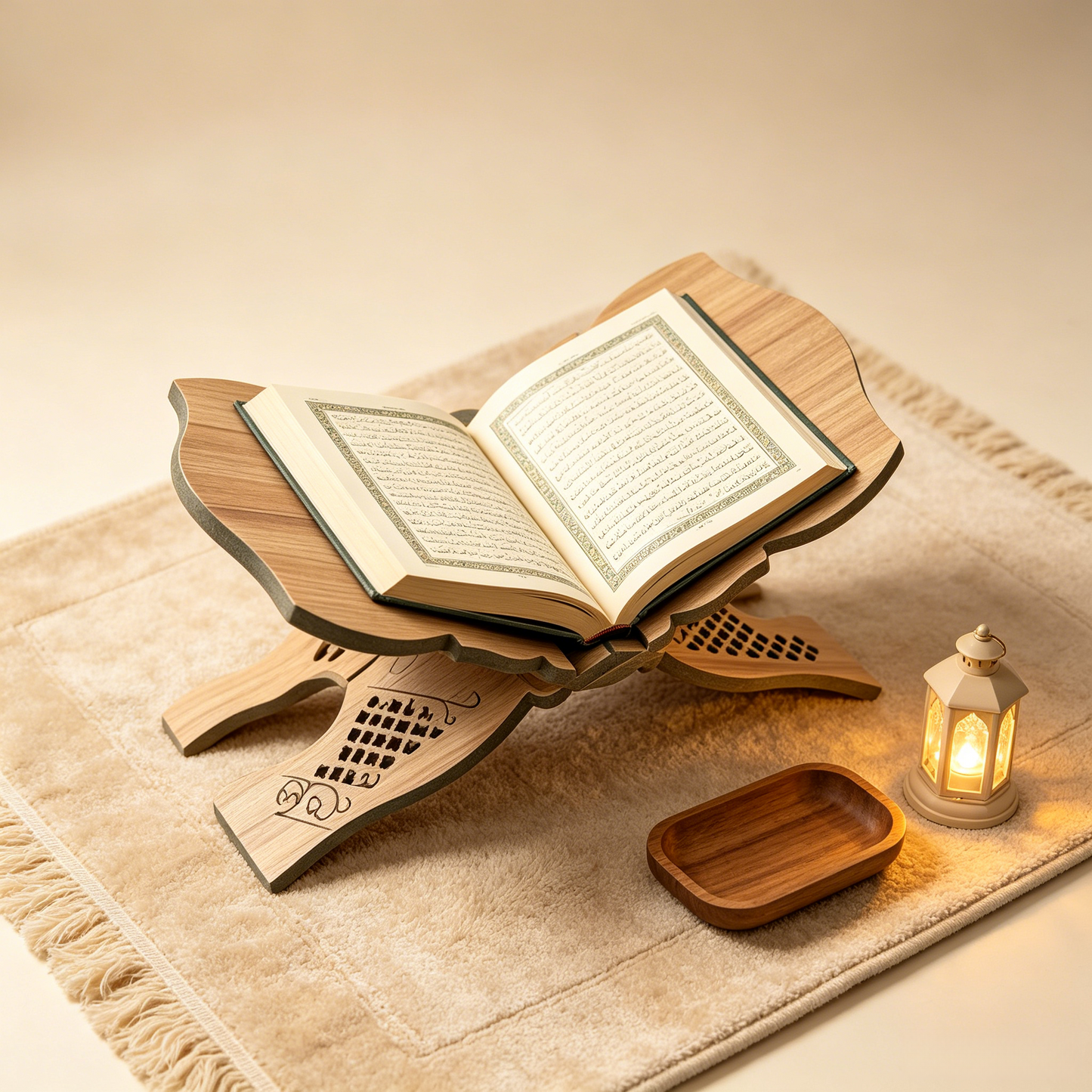 Foldable Removable Wooden Book Stand, Multicolor Portable Reading Rack For Home Study