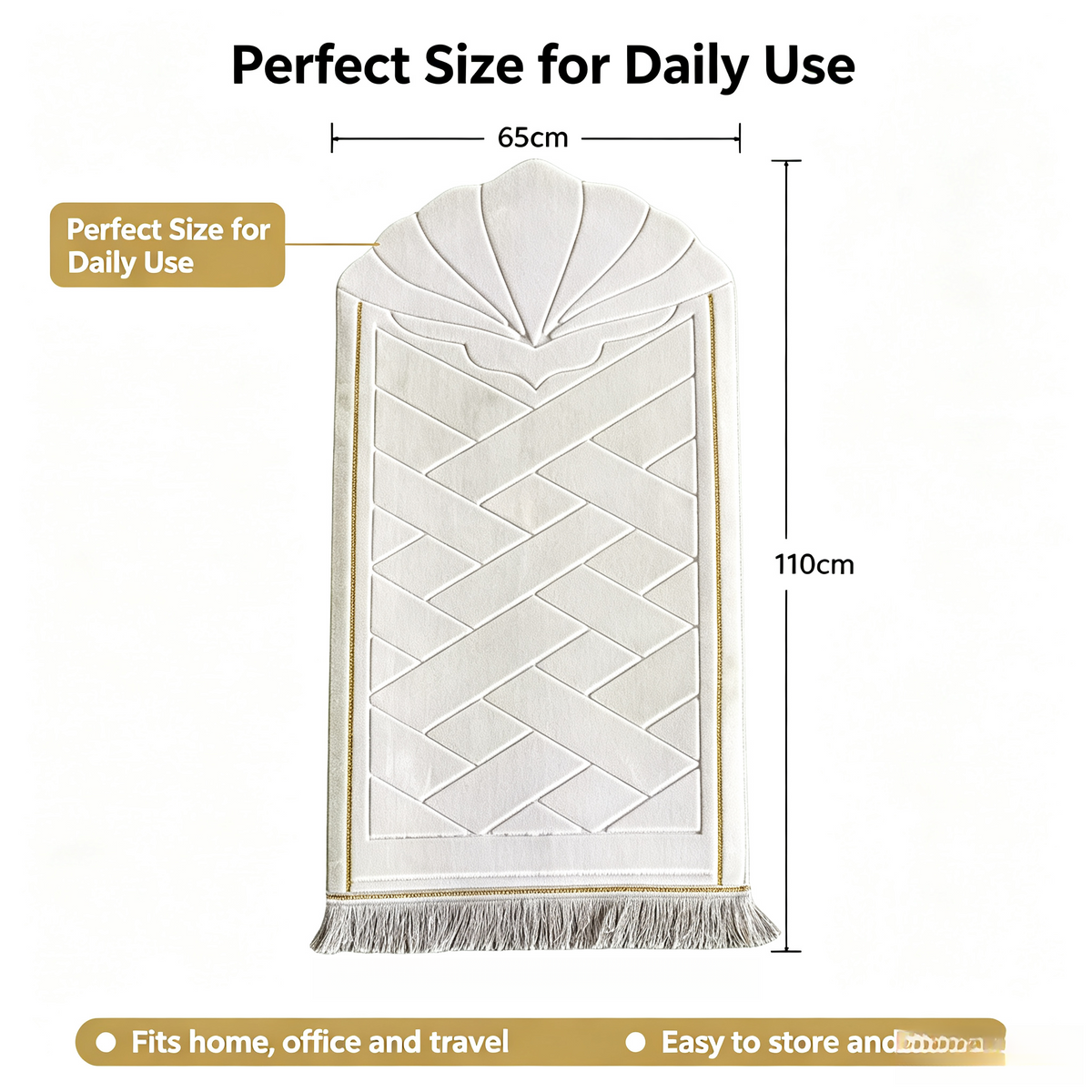 Personalized Prayer Mat – Custom Name Flannel Sejadah | Eid & Ramadan Gift