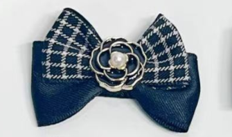 Black Bow Pet Hair Clip