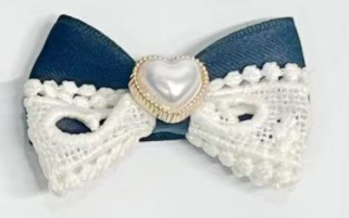 Black Bow Pet Hair Clip