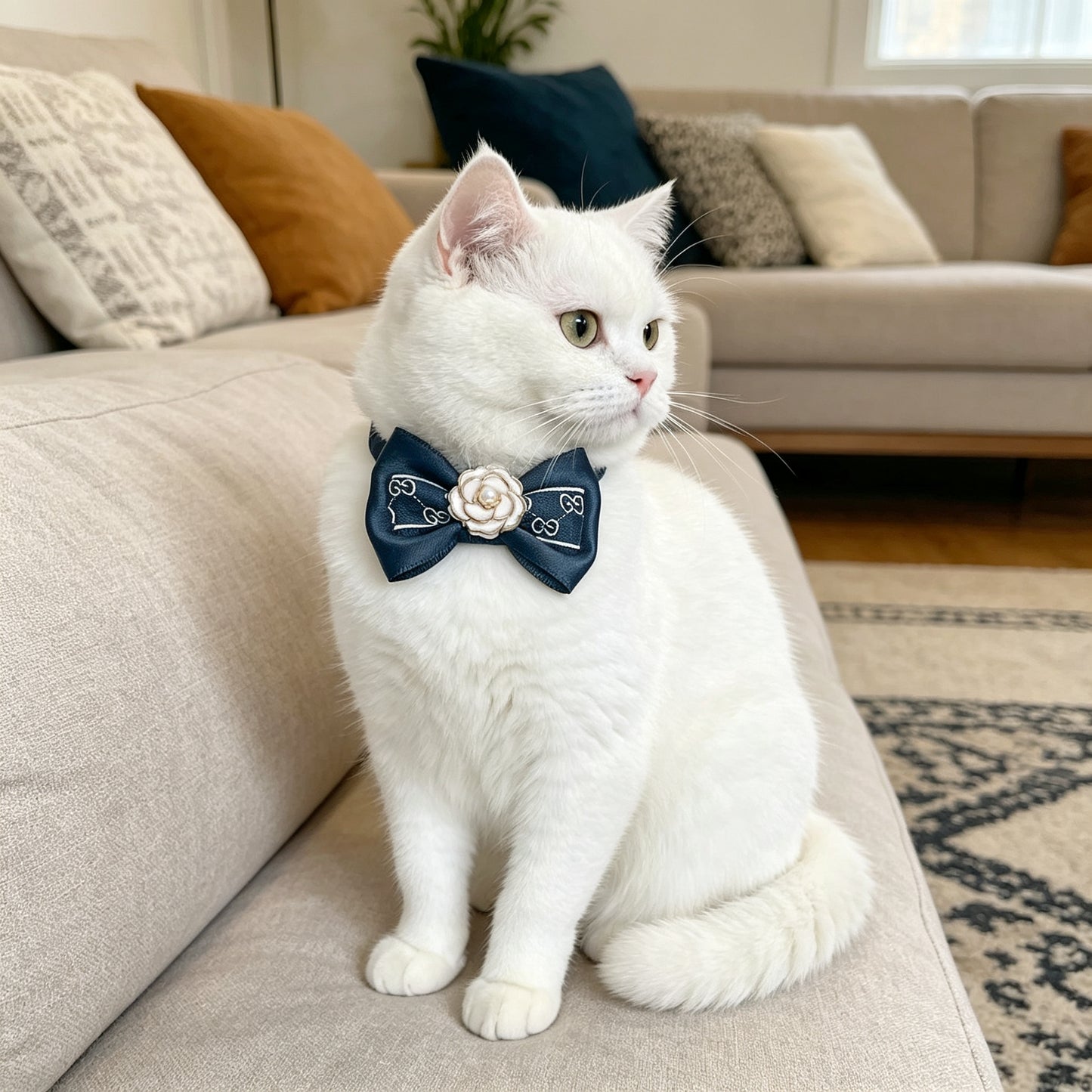 Black Bow Pet Hair Clip