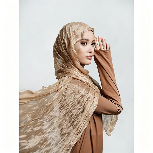 Shimmer Crinkle Hijab