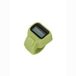 Green digital finger tasbih counter on a white background